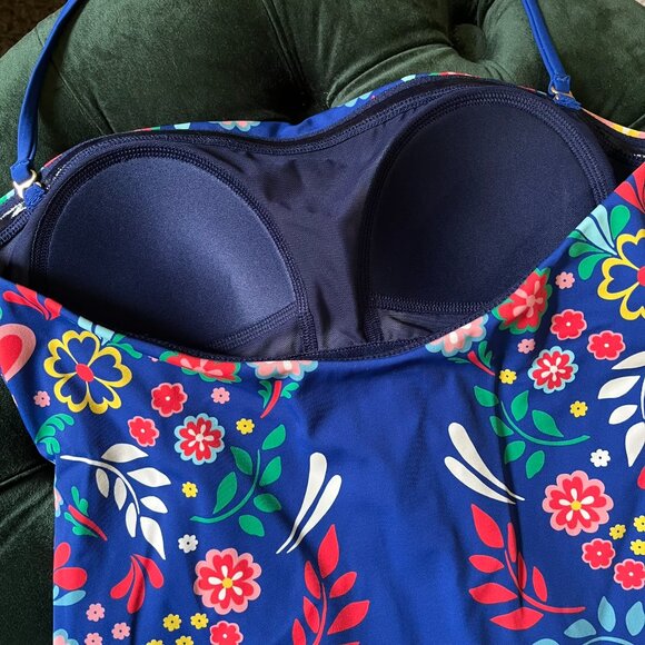 Boden Paros Bandeau Swimsuit, size US 4 - Picture 8 of 8